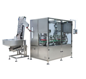 Nouveau moteur servo développé contrôle de couple chargement de bouchon automatique en appuyant sur quatre roues vis capsuleuse linéaire bouteille capsuleuse - Product Image 1