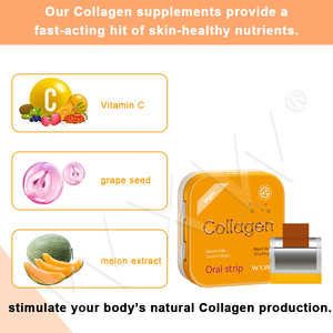 แคปซูลอาหารเสริมไบโอตินสำหรับผู้ใหญ่ทำจากเส้นคอลลาเจนวีแกนฉลากตามต้องการ - Product Image 2