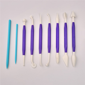 Suministros DE ARTE Xin Bowen, 9 Uds., escultura de arcilla de plástico para niños, herramientas de arcilla, arte de cerámica, herramientas de bricolaje - Product Image 2
