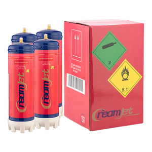 Creamjet 4 pièces/boîte 2026 Populaire Cylindre de gaz CO2/N2 pour crème et desserts, pour la préparation de desserts fouettés, Vente en gros - Product Image 1