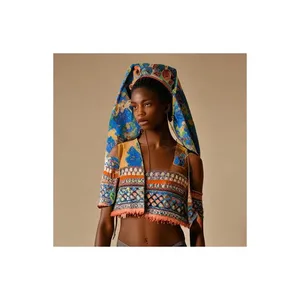 Hot Selling Fashion Cultural Fashion Textiles Authentic African Cloth In Vibrant Patterns