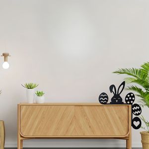 Iron Rabbit <b>Easter</b> Decoration Door Corner <b>Ornament</b> Indoor Durable Wholesale - Product Image 4