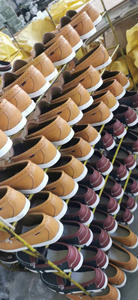 ZYF, Chaussures de <span class=keywords><strong>bateau</strong></span> bleues style masque, à enfiler, avec coutures à la main, <span class=keywords><strong>pour</strong></span> les loisirs et les fêtes, technologie anti-fatigue, chaussures décontractées HSW090 - Product Image 6