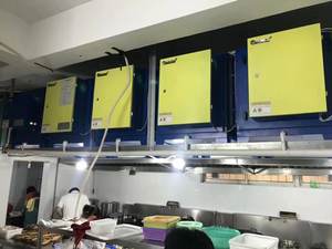 Unité d'écologie précipitateur électrostatique avec 6000M3/h pour éliminer les odeurs de fumée de torréfaction de café et purificateur de fumée de cuisine - Product Image 4