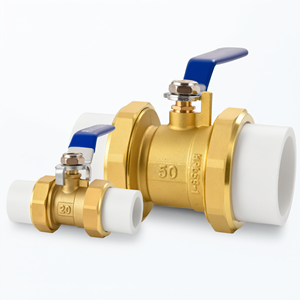 Vanne à bille hydraulique en acier inoxydable en 2 parties pour système hydraulique - Product Image 1