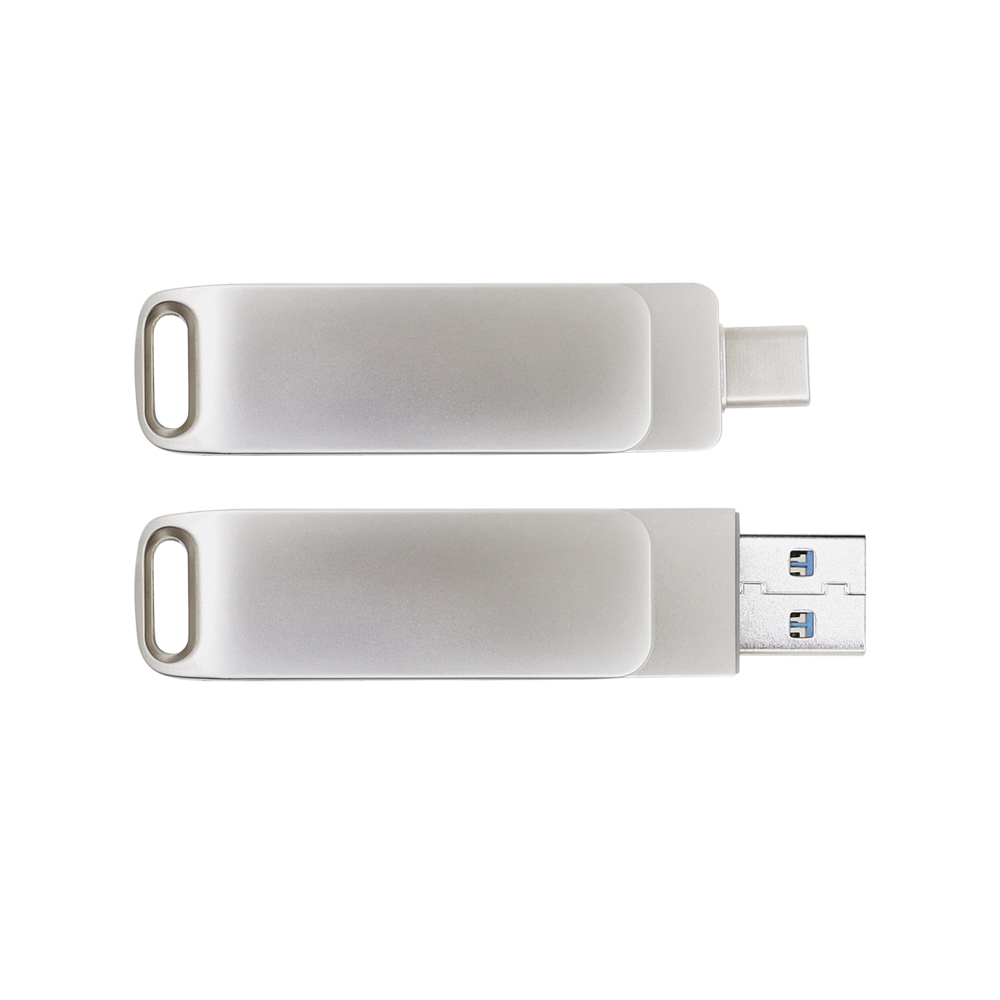 Micro River 2-in-1 USB-C & USB-A Flash Drive – 16GB To 128GB, Dual Port, Portable Memory Stick