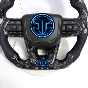 Volant en fibre de carbone forgé pour <span class=keywords><strong>Toyota</strong></span> Prado Land Cruiser Camry Corolla <span class=keywords><strong>GR</strong></span> LC300 LC250 LC200 LC105 LC79 LC70 LC76 N70 N80 - Product Image 5
