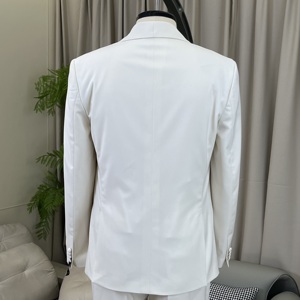 Мужской деловой костюм-тройка с застежкой-молнией, ветрозащитный и дышащий, приталенный, для оптовой продажи - Product Image 6