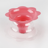 Couvercle transparent pour gobelets à cône de neige de 4oz et 8oz