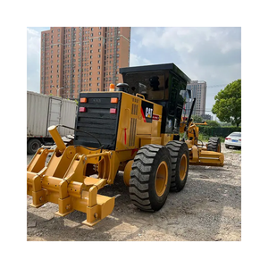 Motoniveladora de ruedas usada Caterpillar 140H 140G 140K Construcción Minería Máquina de movimiento de tierras Motoniveladora usada a la venta - Product Image 1