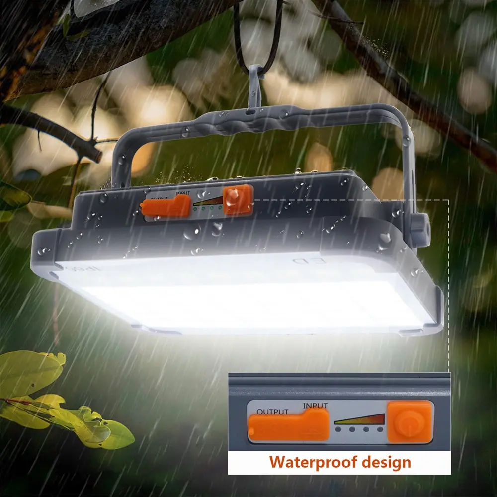 Super Bright Outdoor Garden Light Floodlight Industrial Waterproof Ip65 Solar Reflector LED Solar Camping Lights