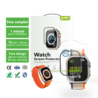 Protection d'écran en verre pour montre connectée, incassable, antichoc, antireflet, avec plateau d'installation