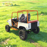 Jeep populaire 300cc 350cc 4x4 4WD à essence pour adultes, mini-jeep à essence 250cc 200cc, jeep électrique automatique à batterie, club de karting