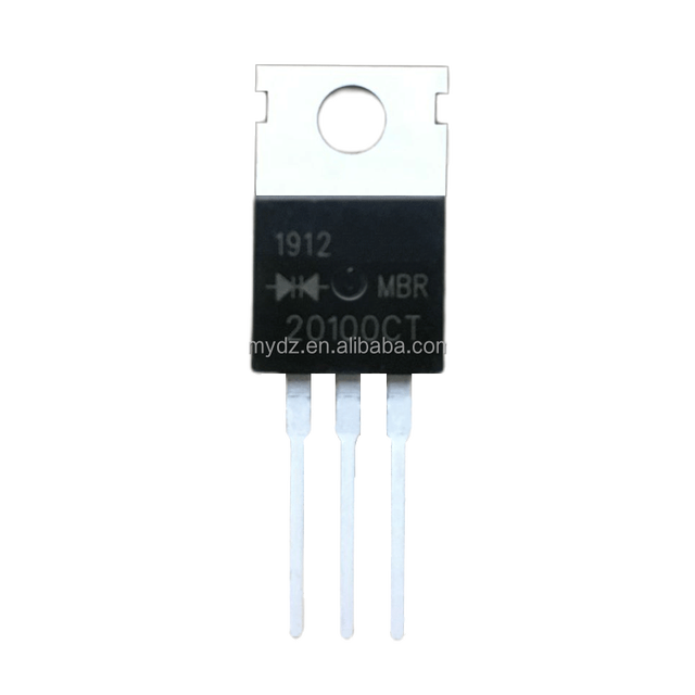 MBR20100CT Schottky Diode TO-220 Package 20A 100V Transistor High Performance Rectifier