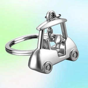 Vente en gros de porte-clés cadeau porte-clés de golf pendentif parcours de golf commémoratif promotionnel petit cadeau personnalisé - Product Image 4