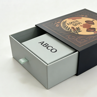Boîte cadeau coulissante en carton avec logo personnalisé pour cosmétiques, bougies, parfums et cadeaux