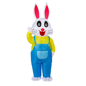 ชุดมาสคอตกระต่ายอีสเตอร์เป่าลมสำหรับผู้ใหญ่ Happy Sky Unisex รุ่น Halloween-zm102 สำหรับงานคาร์นิวัลและปาร์ตี้ - Product Image 5