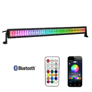 42 inç 240w RGB led ışık çubuğu 12v led ışık çubuğu offroad birçok renk seçin led sürüş ışık çubuğu