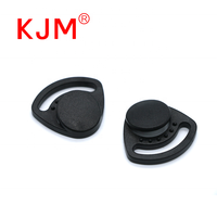 Accessoires pour casque de sport double-Ajusteur en plastique direct d'usine avec boucle coulissante pour un ajustement sûr