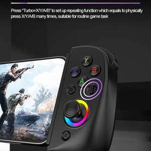 Controlador de juego inalámbrico BT D8 de moda para consola de interruptor Android IOS almohadillas de <span class=keywords><strong>Joystick</strong></span> de juego estirables con gatillo analógico Hall - Product Image 4