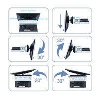Rotation manuelle 10.1 ''Single Din Autoradio avec Apple CarPlay et Android Auto GPS WiFi Lecteur DVD Récepteur multimédia tactile