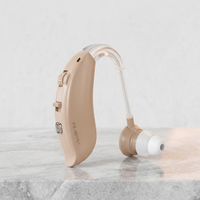 Audífono Digital BTE con Chip Importado, Cancelación de Ruido, Tamaño Mini, Alimentado por Batería de Litio para Personas Mayores - LingDong, 1 Año de Garantía