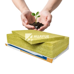 Pour HUAYUE Industrial 100 <span class=keywords><strong>mm</strong></span> d'épaisseur isolation basalte plaque de laine de roche 80Kg/3 certificat de laine de roche pour l'isolation des murs de construction - Product Image 1