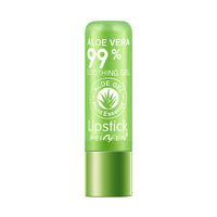 Marque privée Aloe Vera 99% magique changement de couleur étanche longue durée vert Tube rouge à lèvres
