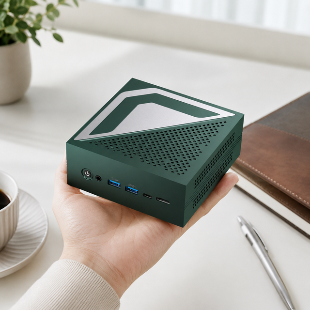 MINI PC AI 9 amd Ryzen Dual Lan 64GB DDR5 RAM Pcie 4.0 2TB Ssd with Oculink HD DP Design Workstation Mini GAMING PC Hx 470