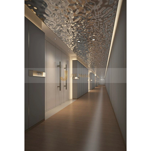 LL40 Luxury Collection 304 Stainless Steel Water Wave Panel Gold Mirror SS Water Ripple Sheet For Office Wall - Product Image 5