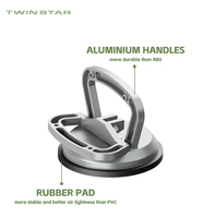 Kit de réparation manuel à ventouse en aluminium robuste pour enlever les bosses de voiture, extracteur, ventouse pour carrelage en verre, sol