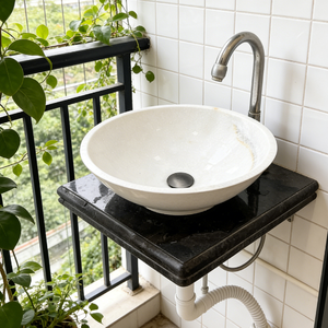 <span class=keywords><strong>Lavabo</strong></span> de Diseño de Alta Gama, <span class=keywords><strong>Lavabo</strong></span> de Baño de Piedra Artificial para Uso Doméstico - Product Image 5