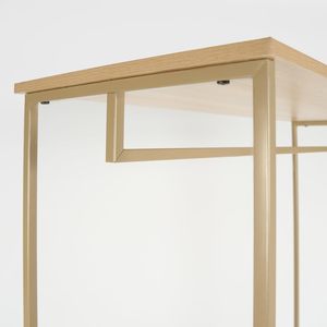 Armario Independiente Moderno SENYU con Puertas de Vidrio, Estructura Metálica, Diseño Minimalista, Muebles para Dormitorio - Product Image 3