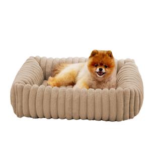 Hot Sale New Vertical <span class=keywords><strong>Rabbit</strong></span> Plüsch Runde Weiche Bequeme Hunden amen Vier-Jahreszeiten Warm Plüsch Abnehmbar und Wasch bar Modern - Product Image 5