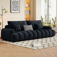 Ensemble de canapés de salon de luxe moderne en forme de L, 2 et 3 places, en velours, sans structure de compression ni de compression par le vide, pour intérieur, design relaxant, à vendre