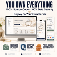 Solutions e-commerce personnalisées LionCreate Shopify pour bijoux, compatibles Mac OS - Plateforme web et mobile multi-plateformes, interface utilisateur et arrière-plan de galerie de luxe inclus