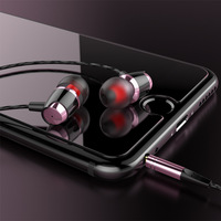 [Personalizado R4] Auriculares Intrauditivos con Cable Metálico, Universales para Teléfonos Móviles, Conector de 3.5mm, Sin Cancelación de Ruido, No Impermeables