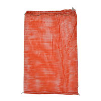 Meerkleurige mesh tas (geel/oranje/groen) voor groenten, fruit, gevogelte, brandhout; ademend & lichtgewicht, sluiting met trekkoord