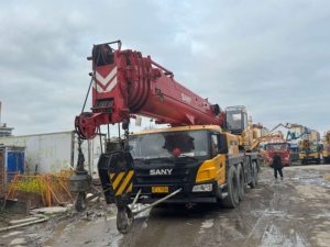 Sany Truck <b>Crane</b> 90Ton Truck Mounted <b>Crane</b> Hydraulic Used Truck <b>Cranes</b> Sale - Product Image 2