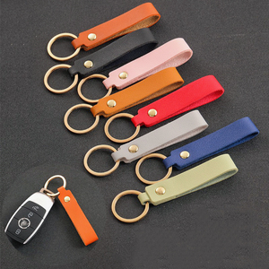 Hot Sell Key Chain PU Leather Wholesale Lanyard Keychain High Quality Key Chain Leather