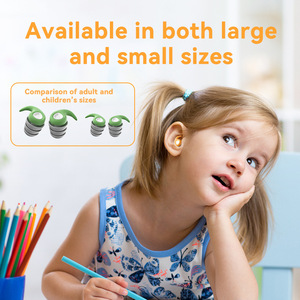 <span class=keywords><strong>Tapones</strong></span> <span class=keywords><strong>para</strong></span> los Oídos de Silicona Reutilizables e Impermeables, Diseño de Cola de Pescado, Intraaurales, Aislamiento Acústico, Reducción de Ruido - Product Image 2
