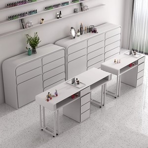 Nuevo Mueble Auxiliar para Salón de Uñas, Mueble de Almacenamiento con Exhibición en el Suelo para Esmalte de Uñas y Tienda de Belleza - Product Image 6
