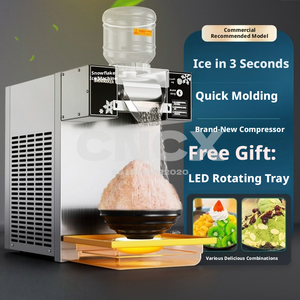 Nueva Máquina Comercial de Hielo en Escamas para Bingsu con Enfriamiento por Agua, Trituradora <span class=keywords><strong>y</strong></span> Rasuradora de Hielo para Conos de Nieve, Precio Económico - Product Image 6