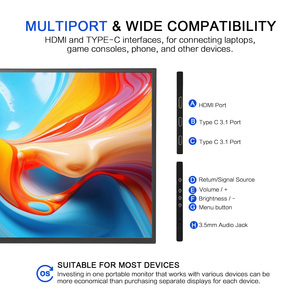 Màn hình di động SSA 24.5inch 2K có chân đế <span class=keywords><strong>2560</strong></span> * Độ phân giải 1440 165Hz Màn hình IPS Tốc độ làm mới cao không chạm - Product Image 4