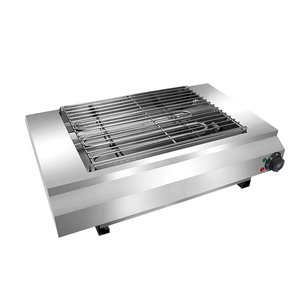 Parrilla <span class=keywords><strong>Eléctrica</strong></span> Comercial de Acero Inoxidable de 3KW para <span class=keywords><strong>Barbacoa</strong></span> Coreana sin Humo, Encendido Electrónico, Diseño Multifuncional Ecológico - Product Image 2
