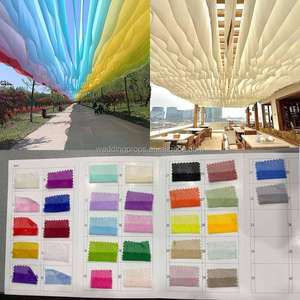 Nouveau <span class=keywords><strong>voile</strong></span> <span class=keywords><strong>de</strong></span> fond <span class=keywords><strong>de</strong></span> mariage en forme <span class=keywords><strong>de</strong></span> S pour plafond drapé décoration mariage - Product Image 3