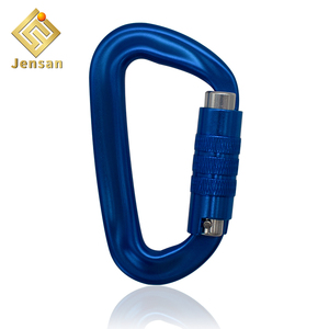JS 12KN Mini Carabiner Clip Tùy Chỉnh Tự Động Khóa Hợp Kim Nhôm Với Thẻ Cho Chó Cổ Áo/Ngoài Trời Nhôm Carabiner Snap Hook 27 Gam - Product Image 1