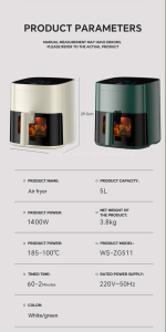 <span class=keywords><strong>Freidora</strong></span> <span class=keywords><strong>de</strong></span> <span class=keywords><strong>Aire</strong></span> Eléctrica <span class=keywords><strong>de</strong></span> 5L 6L, la <span class=keywords><strong>Mejor</strong></span> en Ventas, Olla <span class=keywords><strong>de</strong></span> Cocina Antiadherente, Freidoras <span class=keywords><strong>de</strong></span> <span class=keywords><strong>Aire</strong></span> Digitales Inteligentes con Función <span class=keywords><strong>de</strong></span> Protección contra Sobrecalentamiento - Product Image 6