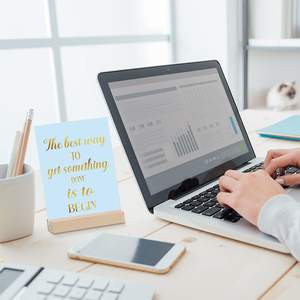 Papier d'impression personnalisé Notes positives de <span class=keywords><strong>motivation</strong></span> Cartes d'affirmation colorées avec support <span class=keywords><strong>en</strong></span> bois - Product Image 5