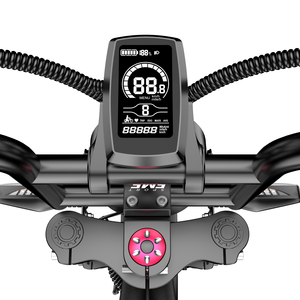 2024 nueva motocicleta eléctrica equipada con neumático grueso de 20 pulgadas con ciclomotor alimentado por batería de litio de 48V 12Ah - Product Image 2